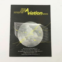 FAA Aviation News Magazine July August 1989m Vintage - $15.83