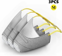 3 Pcs Pet Protective Muzzle Air Mesh Breathable and Drinkable Pet Muzzles M Size - £11.67 GBP