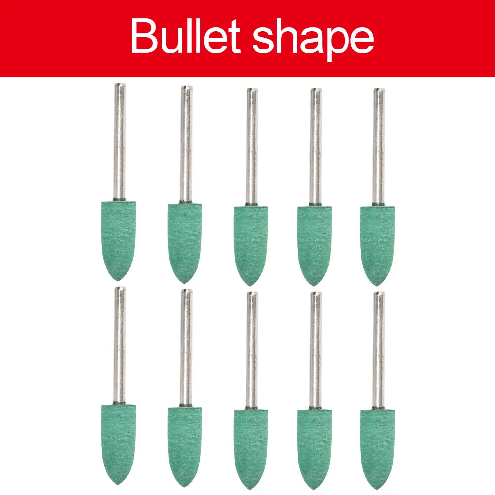 10pcs Mounted Point Grinding Head For Mould Finish Polish Die Grinder Ro... - $3,050.28 MXN