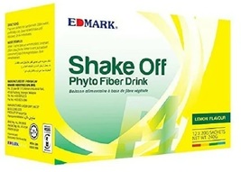 Shake Off Phyto Fiber Lemon Flavor by Edmark 1 Box (12 Sachets) DHL EXPRESS - £44.56 GBP