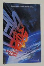 1986 Star Trek IV Voyage Home 20 x 13 1/2&quot; movie poster: Printer&#39;s error version - $31.05