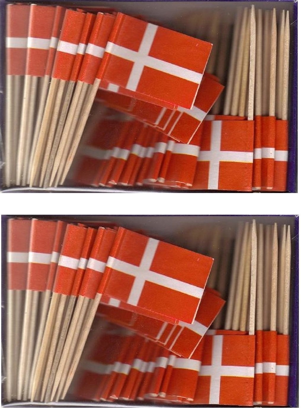 Denmark | Danish Flag Toothpicks (100) - $7.90