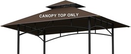 Grill Gazebo Replacement Canopy Top - Aonear 5&#39;X8&#39; Outdoor Bbq Tent Roof... - £39.95 GBP