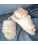 UGG Pink Sheepskin FLUFF YEAH SLIDE S/N 1098494K, Kids Size 1 - $55.00