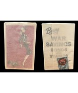 VTG 40s Sealed Buy War Savings Bonds &amp; Stamps Pin-Up Girl w/ Dog Playing... - $67.86 CAD