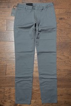 Armani Exchange A|X P43 Men Slim Fit Gray Stretch Cotton Chino Pants 40L... - $49.49