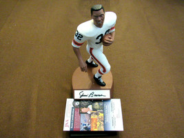JIM BROWN # 32 CLEV BROWNS HOF SIGNED AUTO LIMITED EDITION SALVINO STATU... - £271.84 GBP