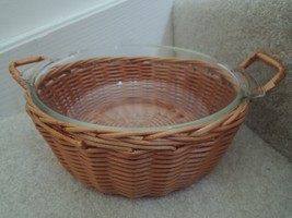 Anchor Hocking Fire King Oven Proof Serving Bowl Basket Combo - 1 1/2 Qt... - £11.50 GBP