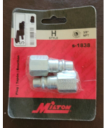 Milton S1838 H Style Industrial Plug 3/8&quot; FNPT - £8.53 GBP