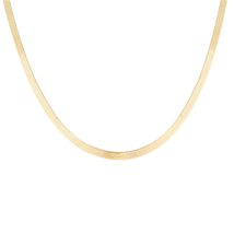AIXCE Retro Women Jewelry Girls Link Snake Chain Choker Necklace Chain 14K Gold  - £7.63 GBP+