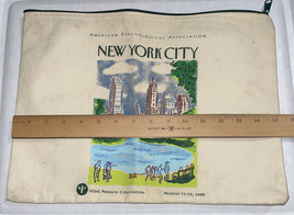 American Psychological Association APA Canvas briefcase New York Convent... - $16.49