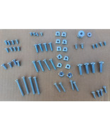 22QQ55 ASSORTED METRIC HARDWARE FROM TV MOUNT KIT: M4 - M8 SCREWS ET AL,... - $3.92