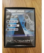 NOVSIGHT 9006/HB4 LED Headlight Conversion Kit H/Lo Beam 6500K White - $184.10 MXN