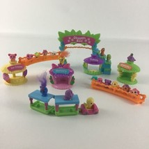 Squinkies Zoo Playset Miniature Figures Snake Pit Ice Cream Stand Nursery Tram   - $42.52