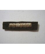 WW2 ARMY OVERSEAS SERVICE BARS 1 BAR 6 MONTH SERVICE GOLD BULLION THREAD... - €2,17 EUR