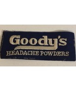 Vintage Goody’s Headache Powder Patch White And Blue Box4 - $3.95