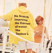 1966 Teacher&#39;s Scotch Nautical Advertisement Vtg Distillery Liquor DWII31 - $29.99