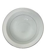 Vintage Noritake Japan 6115 Whitehall White w Platinum Oval Vegetable Bo... - $33.31 CAD