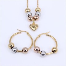 MGUB New stainless steel beads (earrings necklace) manual suit 4 options Earring - £11.20 GBP