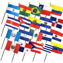 Set of 20 Latin American Flags (4x6 inch) - £27.56 GBP