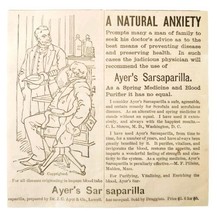 Ayer&#39;s Sarsaparilla 1885 Advertisement Victorian Quack Medicine ADBN1A14 - €17,49 EUR