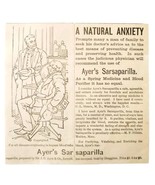 Ayer&#39;s Sarsaparilla 1885 Advertisement Victorian Quack Medicine ADBN1A14 - $19.99