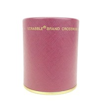 Scrabble Crossword Cubes No. 93 Replacement Cup Shaker Maroon 1968 Game Piece - £5.53 GBP