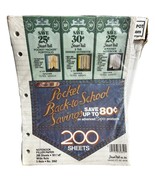 Vintage Stuart Hall 200 Sheets Wide Rule 5 hole Paper New 1985 - $19.20