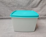Tupperware 312 3&#39;&#39; Freezer Container w/Aqua Blue/Green Lid - $4.74