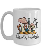 Mushroom Mug, Plant Mug, Witchy Mug, Witch Mug, Pagan Mug, Garden Mug - Garden W - £14.56 GBP