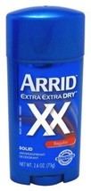 Arrid XX Extra Dry Solid Antiperspirant Deodorant (Pack of 2 - 2.6 Ounce) - £19.97 GBP