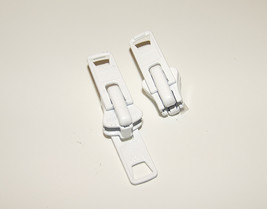 Zipper Slider, 2 Piece, Boat Canvas #10 YKK Vislon Double Pull Tab, White - $216.75 MXN