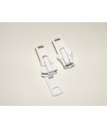 Zipper Slider, 2 Piece, Boat Canvas #10 YKK Vislon Double Pull Tab, White - $11.77