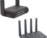 GL.iNet GL-A1300 (Slate Plus) Wireless VPN Encrypted Travel Router &amp; GL-... - £231.96 GBP