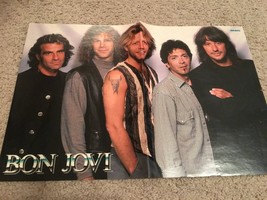 Jon Bon Jovi teen magazine poster clipping Bravo tattoo in a line Bop Ti... - $5.00