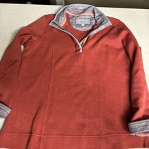 Orvis 1/4 Zip Pullover Sweatshirt Women’s Size Medium Zip Contrasting Trim - £14.04 GBP