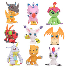 9pcs/set Anime Digital Monster Digimon Cute Action Figure Model Toys - £19.74 GBP