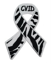 Common Variable Immunodeficiency CVID Awareness Ribbon Embroidered Iron On Patch - £6.27 GBP