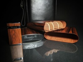 Brizard and Co. - Havana Traveler - Black Leather no cutter or lighter included image 6