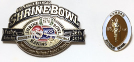 Lapel Pins KS 2014 East-West Shrine Bowl Shriners, Masons, High School F... - £7.98 GBP