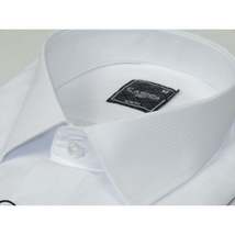 Men's Shirt By CASILA Turkey Cotton Blend Long Sleeves 502020-05 White Textured image 5
