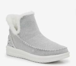 HEYDUDE Camden Cozy Trim Slip-On- Women's Size 11 - $56.99