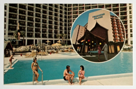 Treasure Island Inn Diving Board Daytona Beach Shores FL Dexter Postcard c1970s - £6.28 GBP
