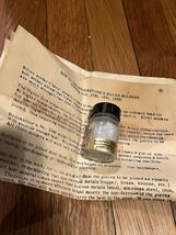 Vintage Brookstone Powered Silver Solders Bottle Saint Bride W Manual 1950s - $18.80