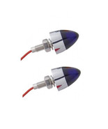 Blue LED Light Bullet Spike Mini License Plate Frame Fasteners Bolt Nut ... - $14.47 CAD