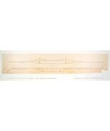 WILLIAM HILDENBRAND Building The Brooklyn Bridge 16.25" x 59" Poster 197... - $653.40
