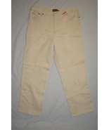 Style and Co Jeans Womens size 16 Ivory Cuvy Girlfriend Off White Stretc... - $29.58 CAD