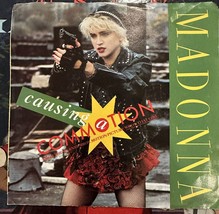 Vintage Madonna 45 Vinyl Record Causing A Commotion with Picture Sleeve Jimmy - £5.91 GBP