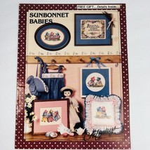 Sunbonnet Babies Counted Cross Stitch Pattern Leaflet Ring around the Rosie - £10.14 GBP