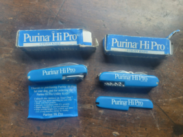 2 - Vintage Purina Hi Pro Dog Food Pocket Knife Multi Tool See Description - $49.49